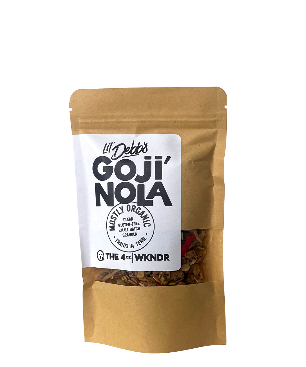 Goji'Nola • Mostly Organic Granola (4oz WKNDR Bag)