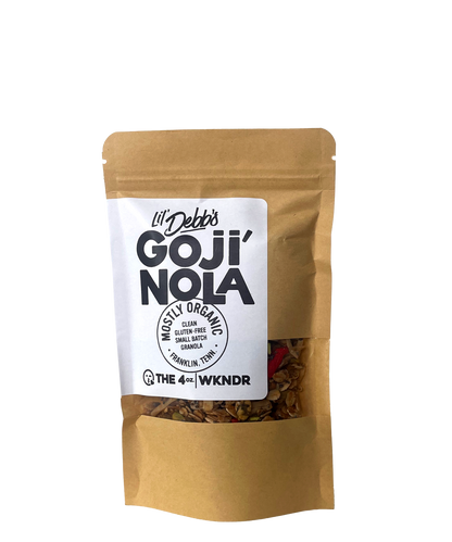 Goji'Nola • Mostly Organic Granola (4oz WKNDR Bag)