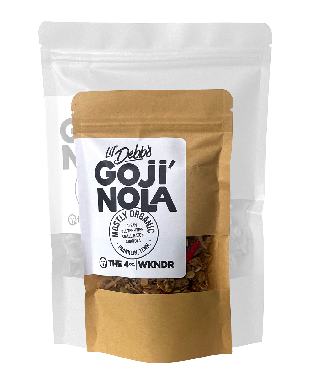 Goji'Nola • Mostly Organic Granola (4oz WKNDR Bag)