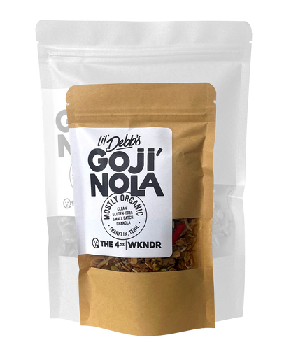 Goji'Nola • Mostly Organic Granola (4oz WKNDR Bag)