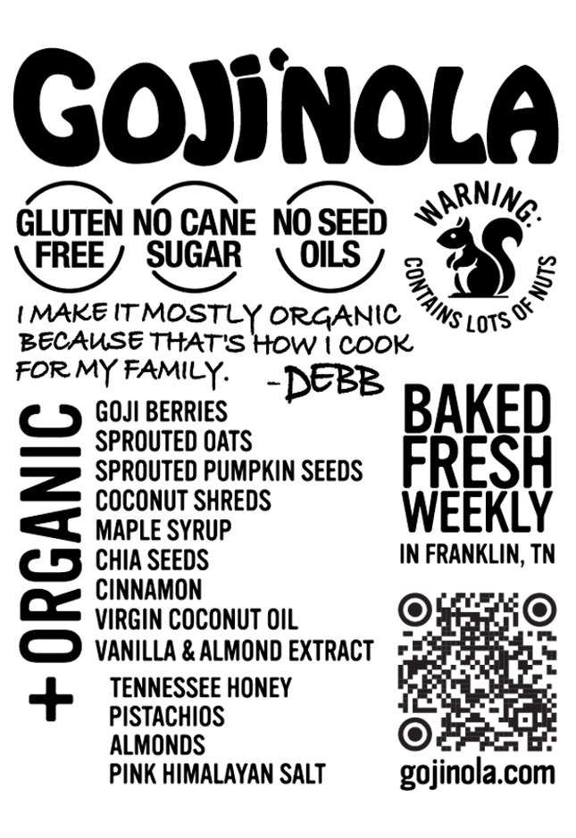 Goji'Nola Granola • 10oz Big Bag