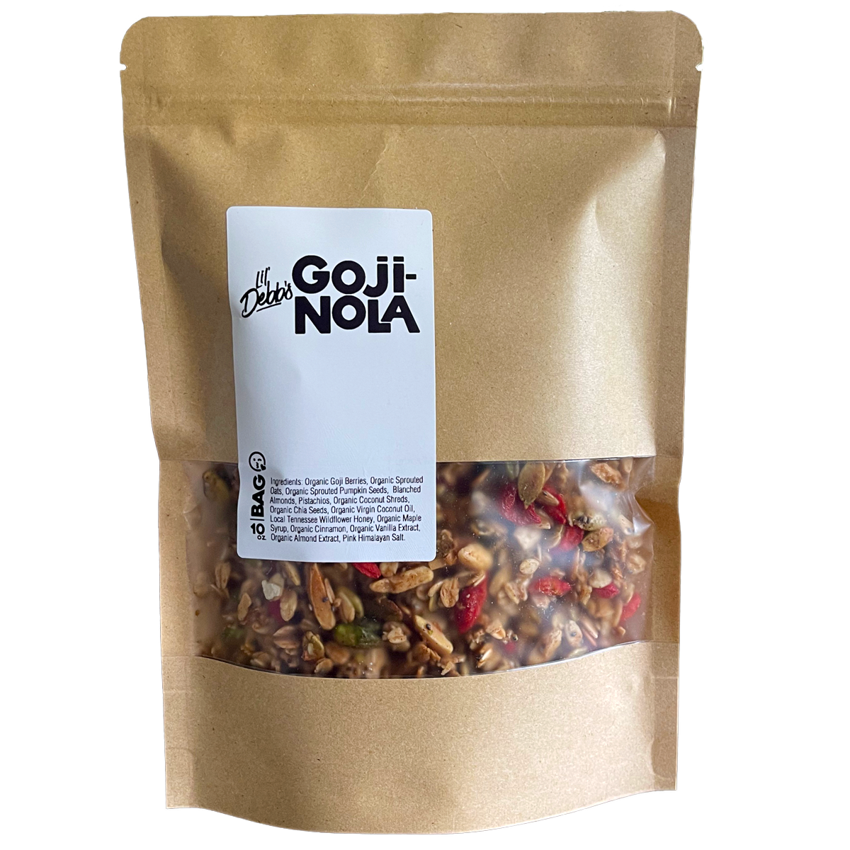 Goji'Nola • Mostly Organic Granola (10oz Big Bag)